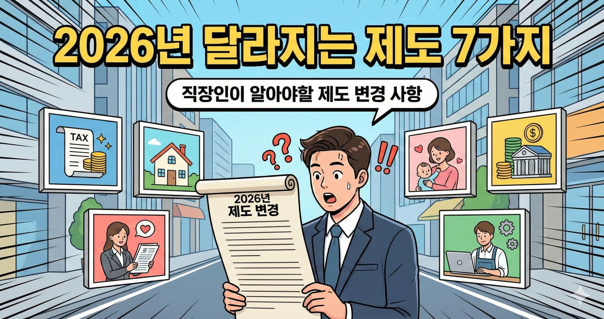 2026년 직장인 월급 변화 7가지