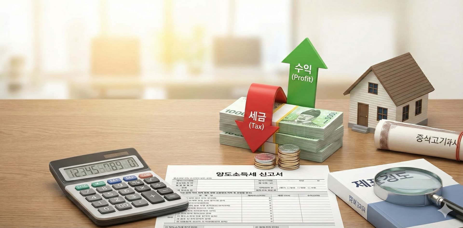 양도소득세 완벽 가이드 - 1주택 비과세부터 절세 전략까지