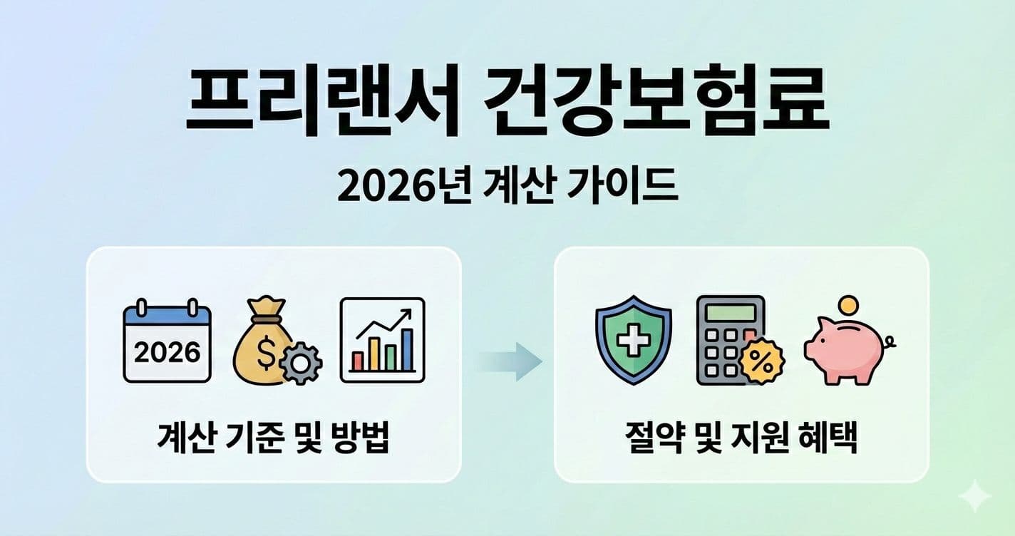 프리랜서 건강보험료 가이드