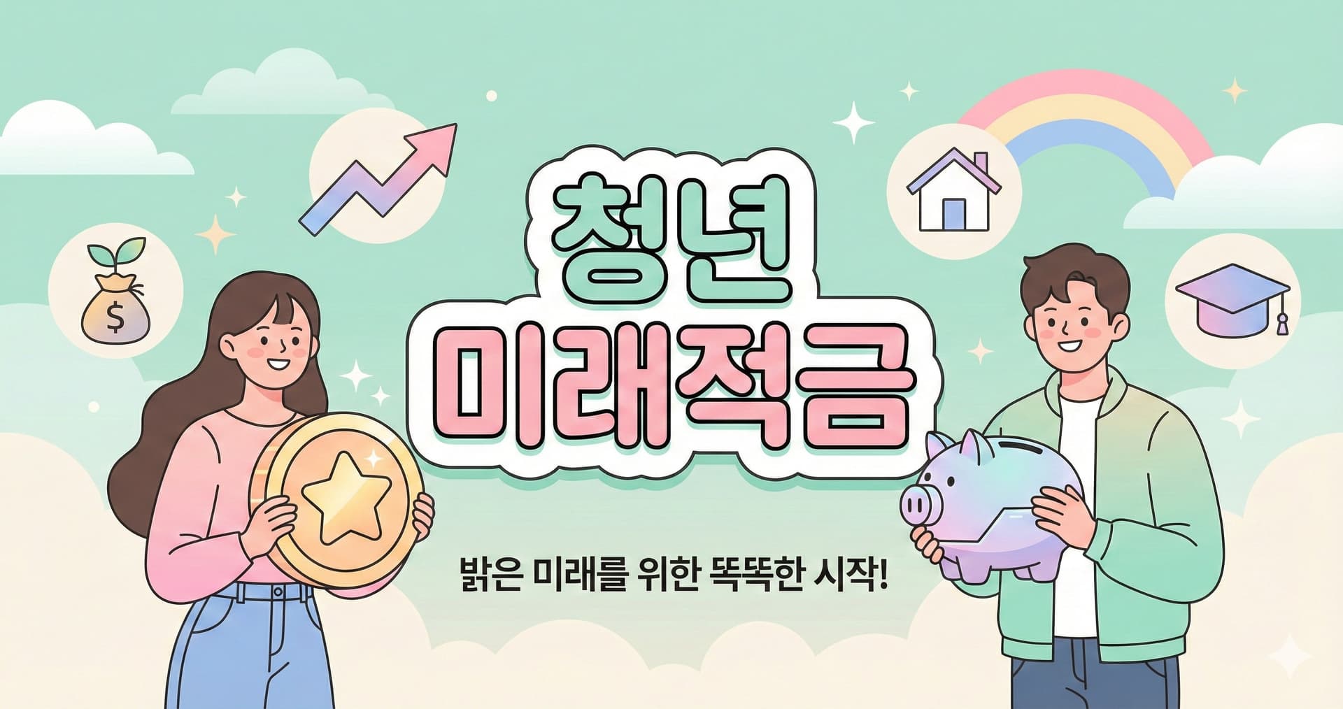 청년미래적금 일러스트