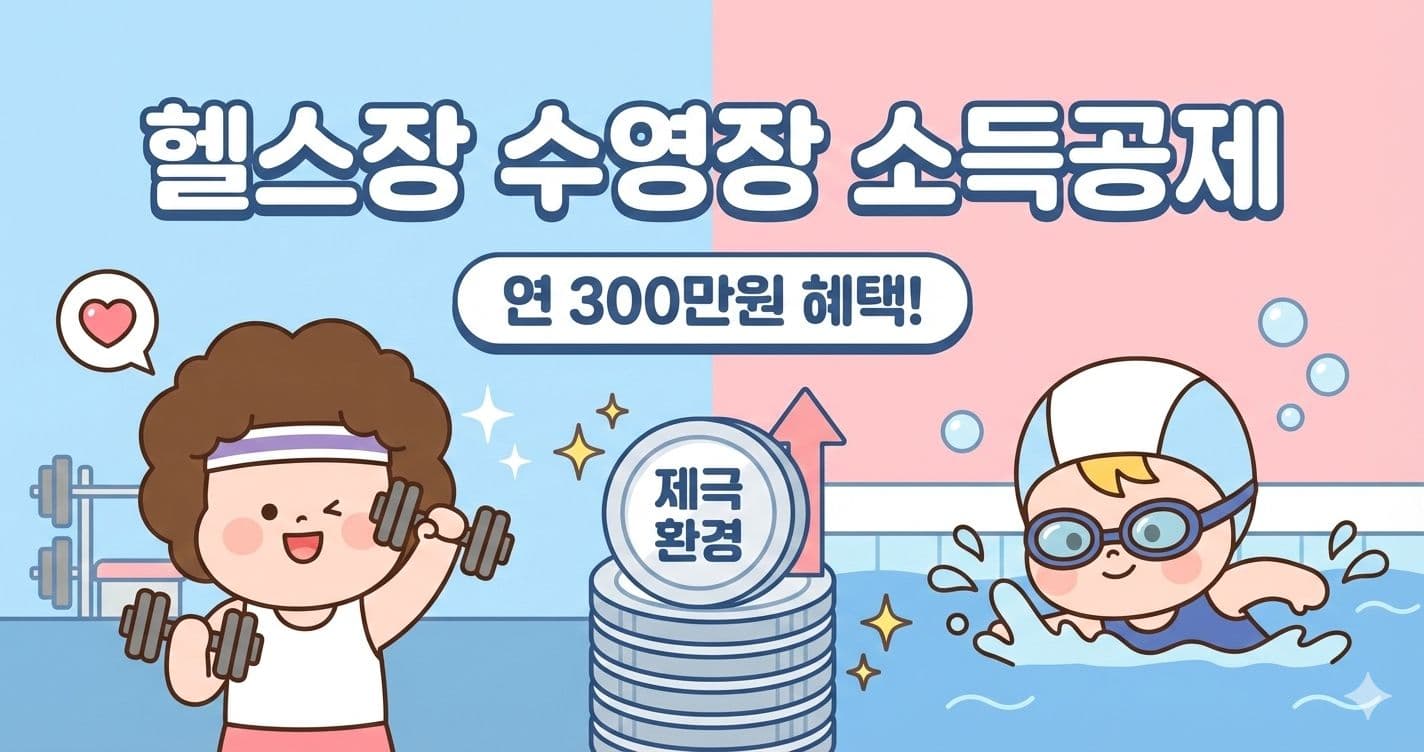헬스장·수영장 소득공제 2025년 7월 시행